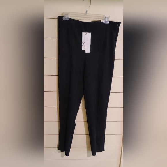 Zara NWT XL Ultra Suede Skinny Pants/Leggings - Picture 1 of 4